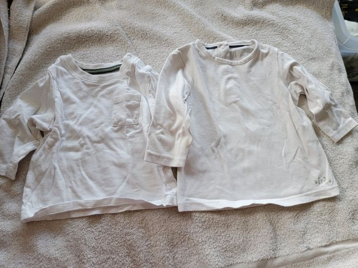 Lot de 4 tee-shirts manches longues 3 mois garçon