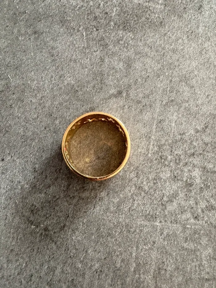 Bague dorée - photo numéro 2