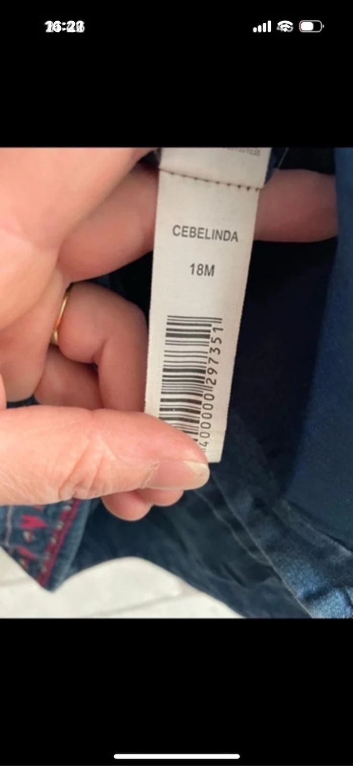 Robe sergent major taille 18 mois - photo numéro 4