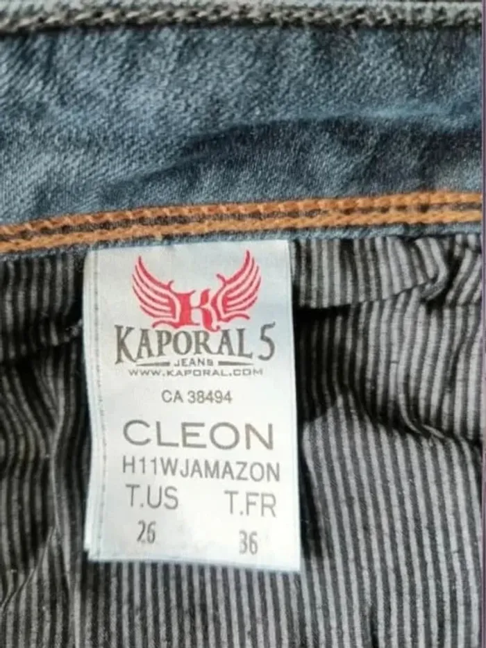 Jean Kaporal modéle cleon ,coupe slim ,taille basse , stretch - photo numéro 11
