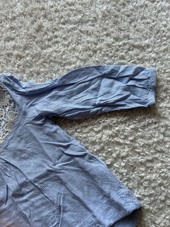 Blouse bleue - photo numéro 3