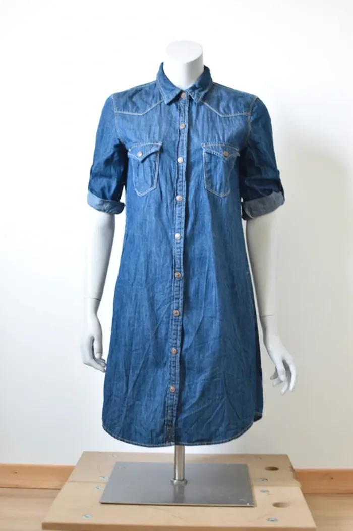 Robe Mango Jean en taille S (=36) - Bon état - photo numéro 6