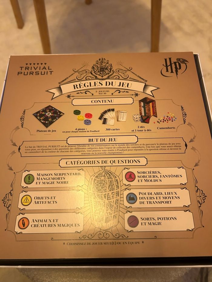 Jeu de société Harry Potter Trivial Pursuit - photo numéro 4
