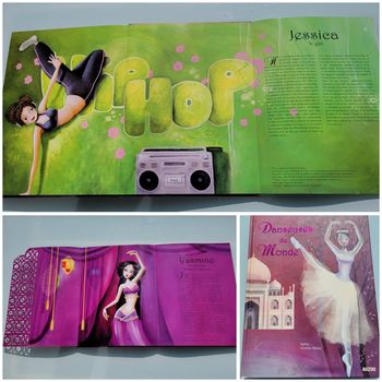 Superbe livre animé de dépliants 💃 Danseuses du Monde 🩰 64