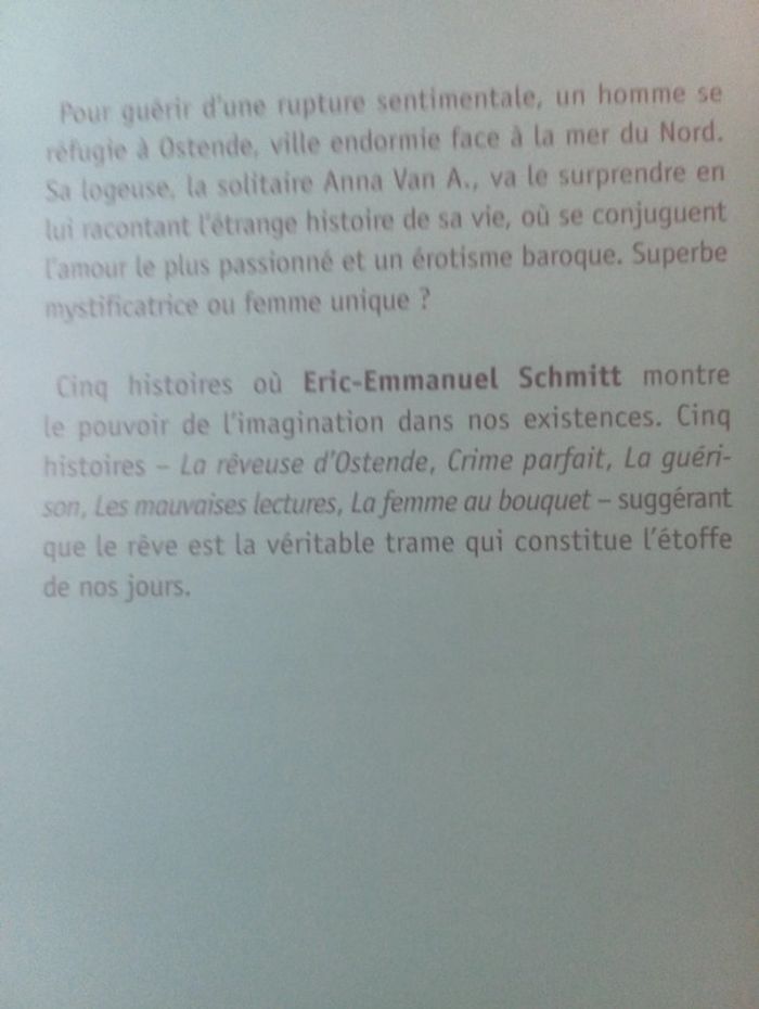 Eric-Emmanuel Schmitt - La rêveuse d'Ostende - photo numéro 3