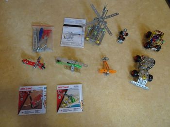 Lot de 7 meccano