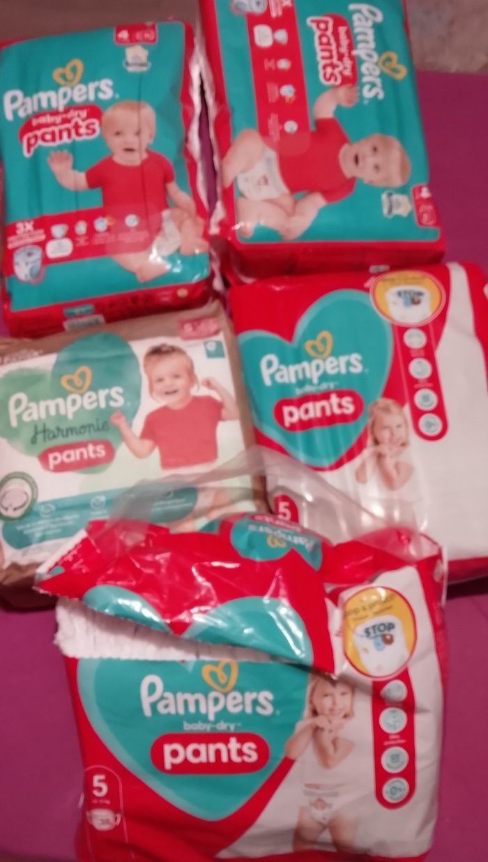 Gros lot couche pampers pants