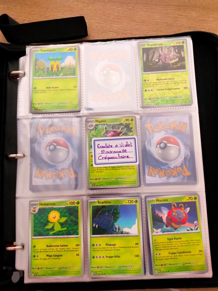 Lot Carte pokémon écarlate et violet mascarade crépusculaire