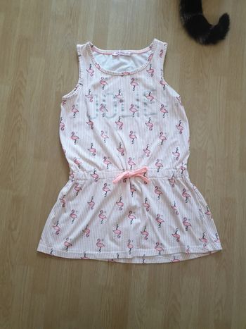 robe flamands roses