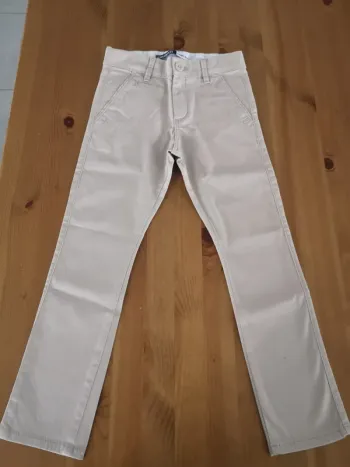 Pantalon beige cérémonie