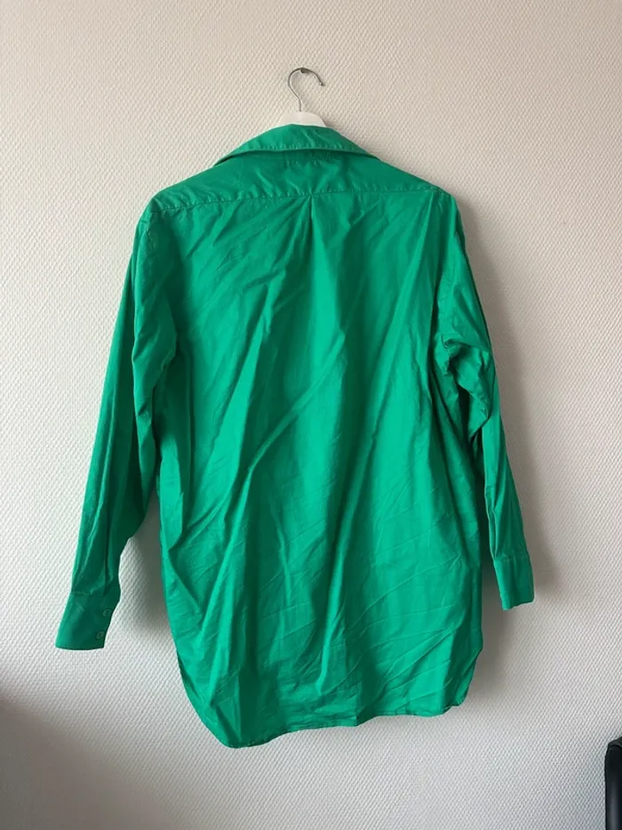 Magnifique chemise oversize verte - photo numéro 6