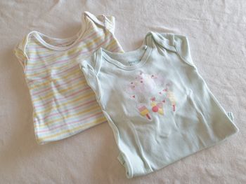 Lot de 2 bodies ML - T86/92 - Lupilu