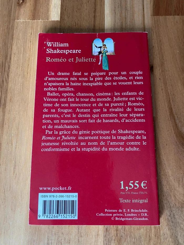 Livre pocket Roméo et Juliette William shakespeare texte intégral - photo numéro 2