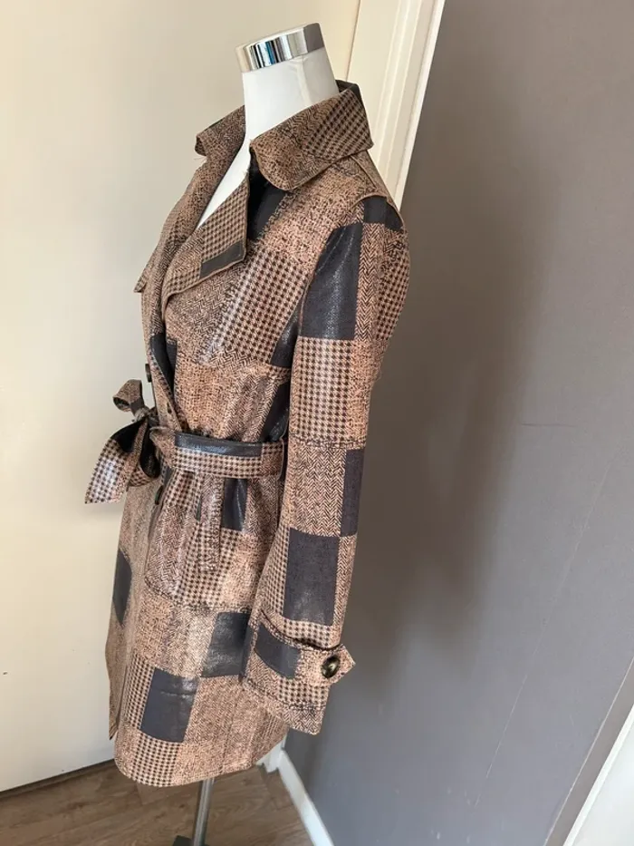 Azara veste mi longue ,trench-coat , imperméable - photo numéro 5