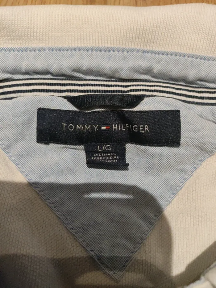 Polo blanc tommy hilfiger - photo numéro 7
