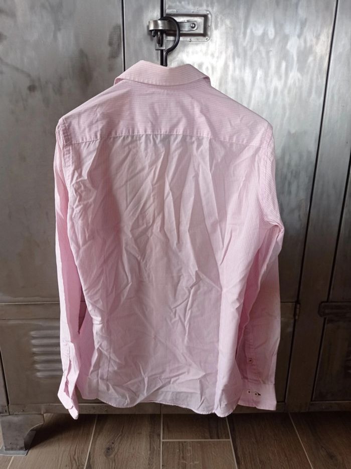 Chemise homme rose PuroEGO taille 3 bon état - photo numéro 2