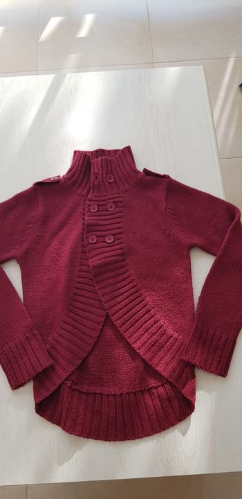 Gilet boléro Bordeaux
