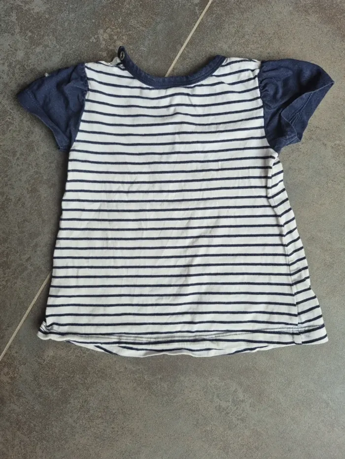 Lot tee-shirts 12 mois bébé fille - photo numéro 15