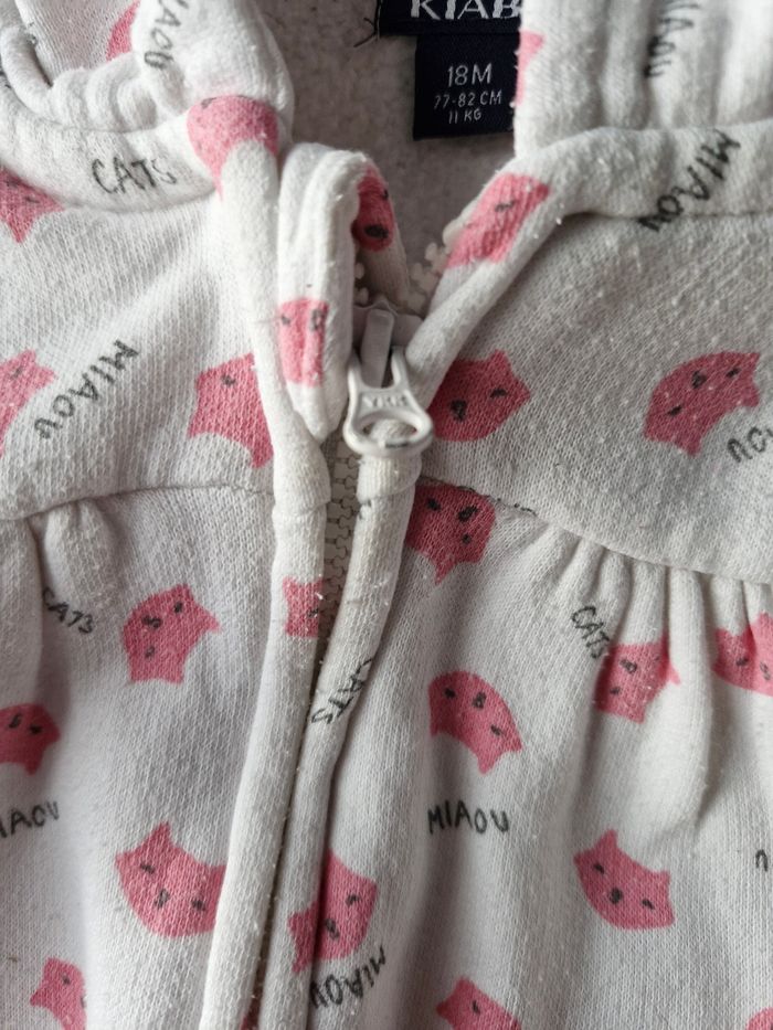 Magnifique veste à capuche oreilles de chat - photo numéro 7