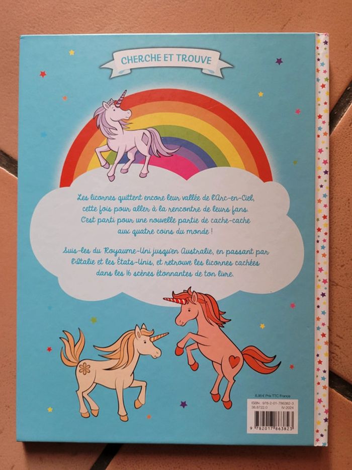 Livre cherche et trouve licornes neuf - photo numéro 2