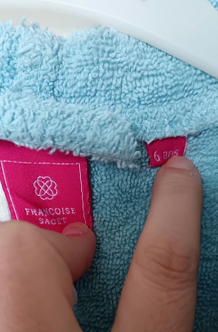 Peignoir de bain enfant Françoise Saget 6 ans - photo numéro 3