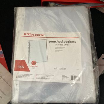 Pochette transparente