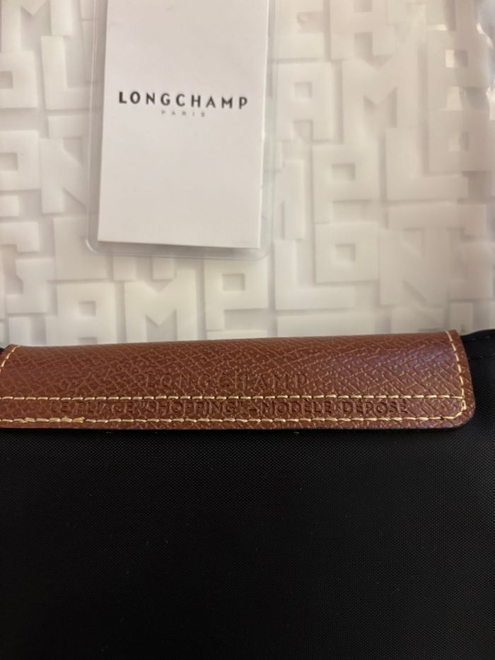 Sac Longchamp taille L couleur Noir et Marron - photo numéro 5