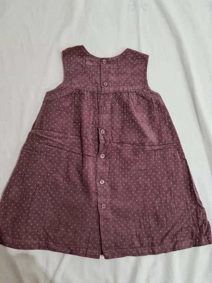 Robe en velours Cyrillus 18 mois - photo numéro 2