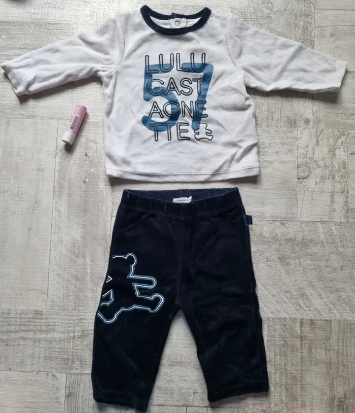 Pyjama 2 pièces lulu castagnette 12 mois