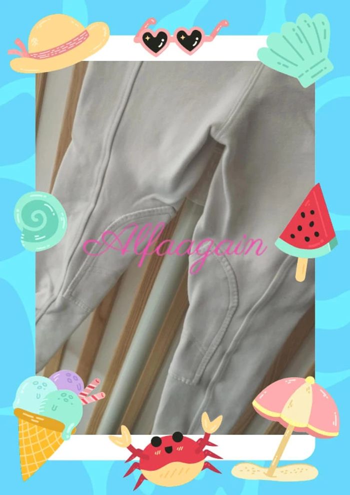 Pantalon blanc d'équitation 8ans - photo numéro 8