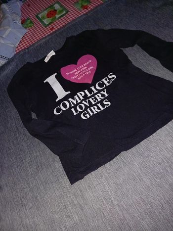 Tee shirt manche longue noir