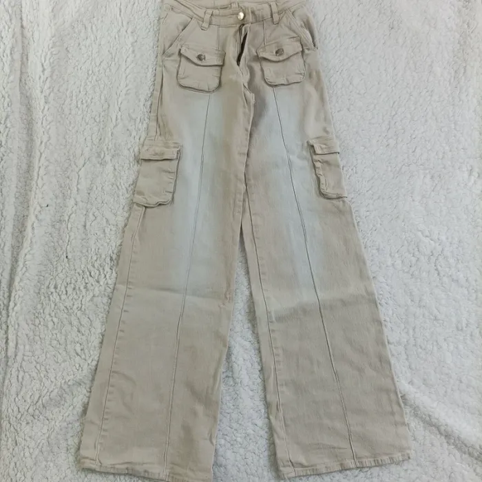 Jean New Jeans cargo évasé taille 36 - photo numéro 2