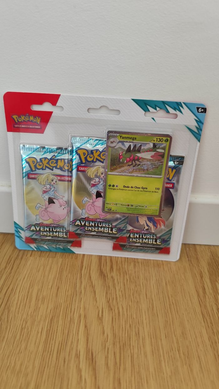 Tripack carte pokémon Aventure ensemble promo Yanmega Neuf scellé
