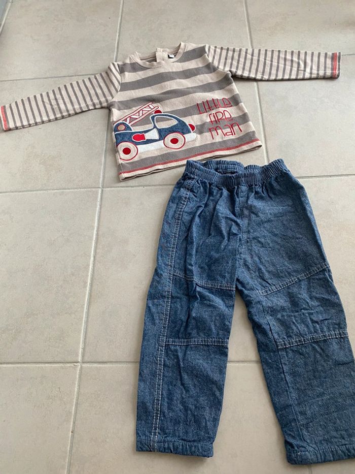 Ensemble polo + pantalon bébé garçon 24 mois 2 ans