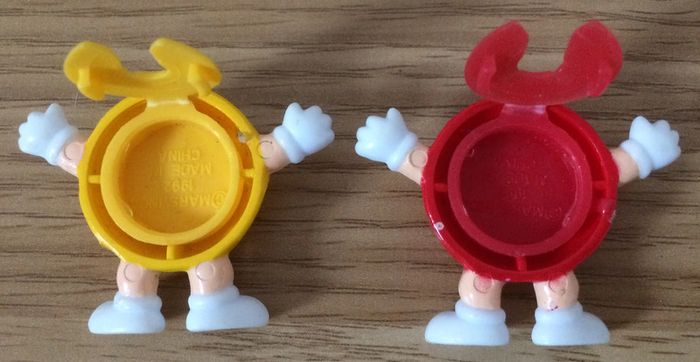 2 figurines M&M's à clipser - Vintage 1992 - photo numéro 3