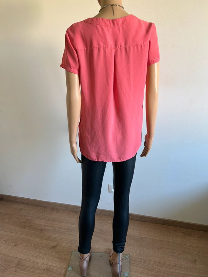 Blouse rose à manches courtes Vila taille S jamais portée - photo numéro 9