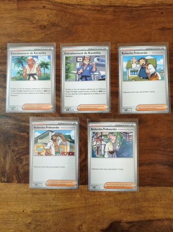 Lot de cartes promotionnelles SVP 219 à 223