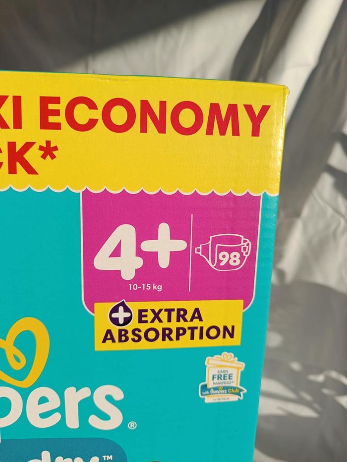 Pampers Baby Dry T4+ x98 10-15kgs Prix Ferme - photo numéro 2