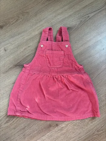 Robe velours corail TAO