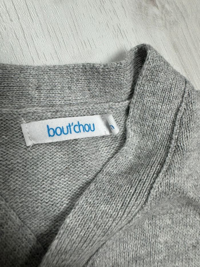 Gilet gris bout’chou 6 mois - photo numéro 4