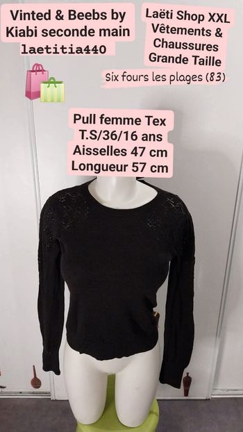 Pull femme T.S/16 ans Tex