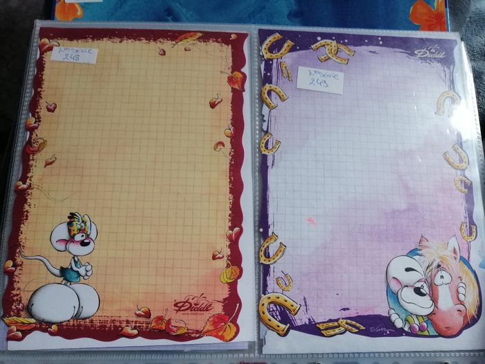 Lot(4) feuille diddl A5 à personnaliser - photo numéro 4