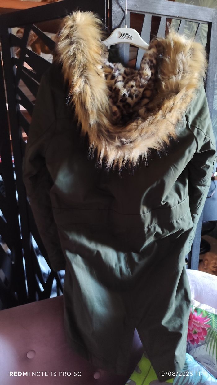 Parka femme verte kaki - photo numéro 3