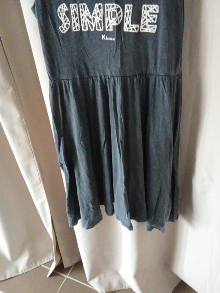 Robe été grise Kookaï taille L - photo numéro 3