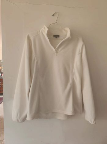 Polaire blanche in Extenso XL