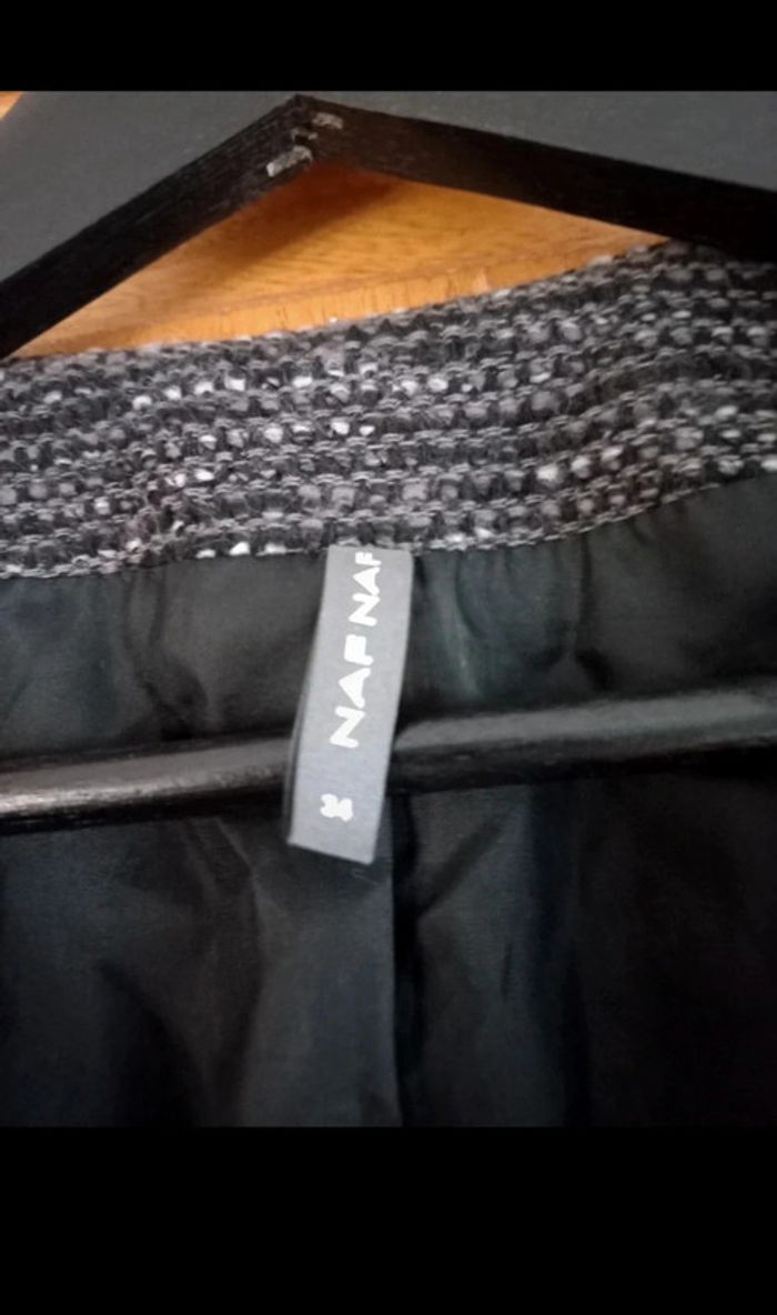 veste nafnaf grise taille 34 - photo numéro 3
