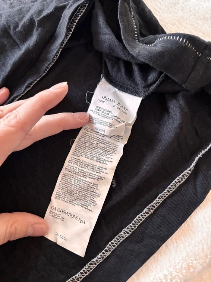 🌸T-shirt manche longue armani jeans XX 🌸 - photo numéro 4