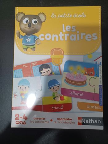 Jeu enfants  "les contraires"