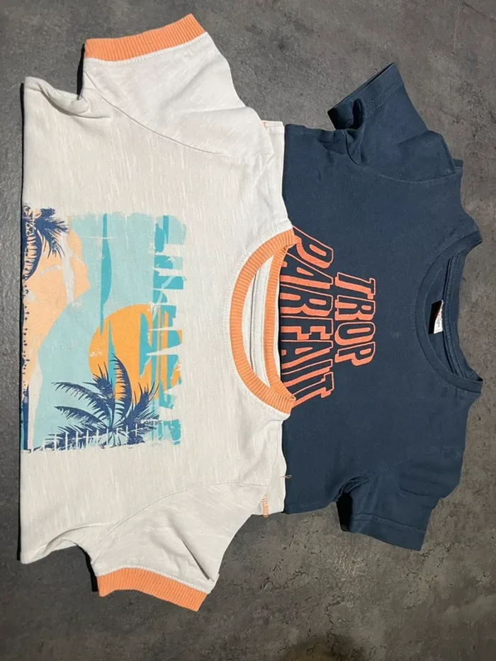 Lot de 2 t-shirt manches courtes