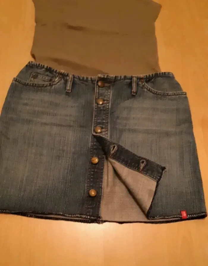 Mini jupe en jean EDC by Esprit taille XS 34-36 - photo numéro 5